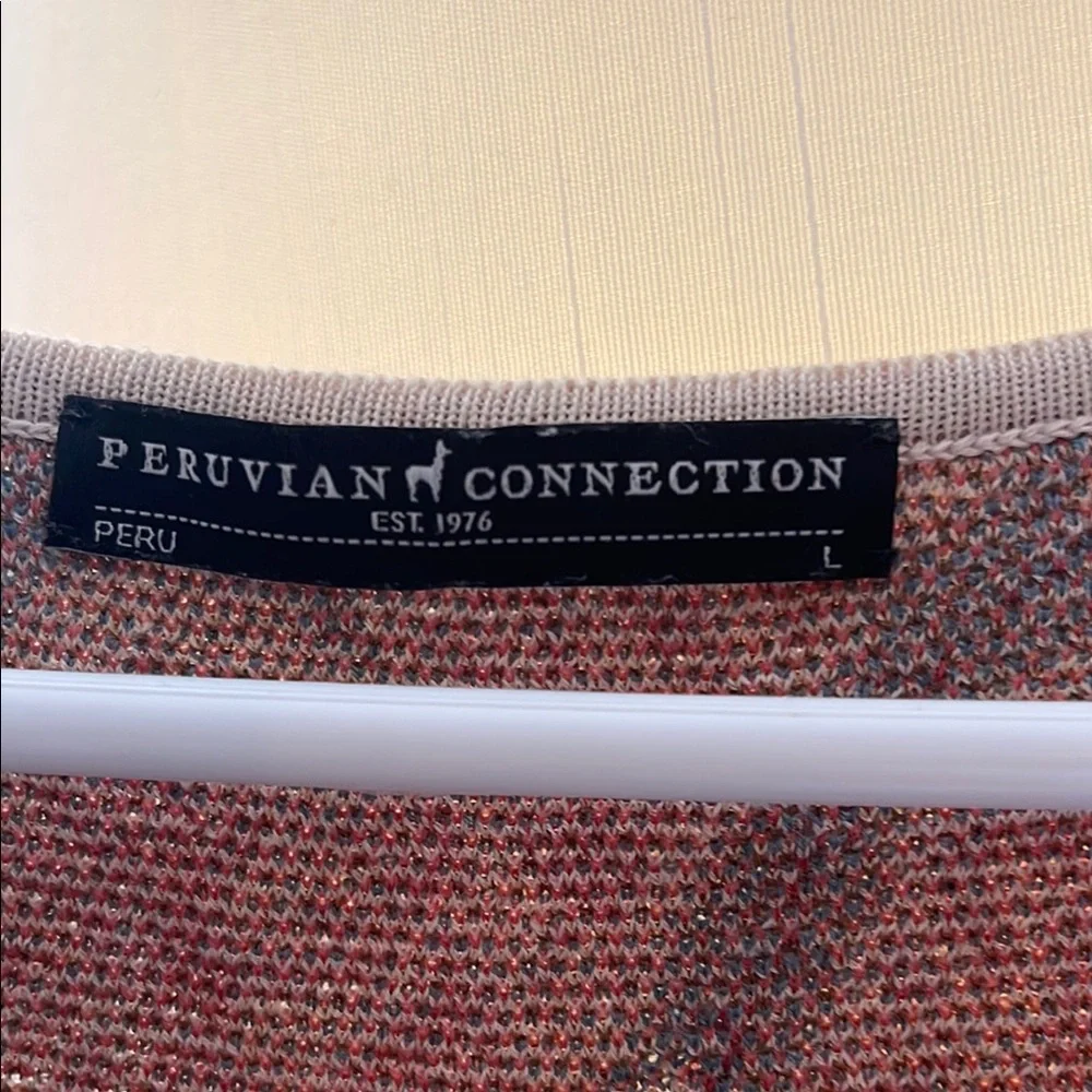 Peruvian Connection paisley jacquard %100 pima cotton slip dress - Picture 2 of 7